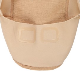 Atsugi VXC1404 Women's Foot Cover, Shallow Shallow Free-Cut Footcover, Non-Slip,, beige