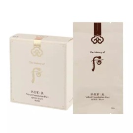 The history 공진향 미 벨벳 파운데이션 팩트 21호 리필 Gongjinhyang Mi Velvet Foundation Pact No. 21 Refill