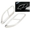 2PCS Quad Exhaust Tip Cover Tail Throat Decoration Replacement for