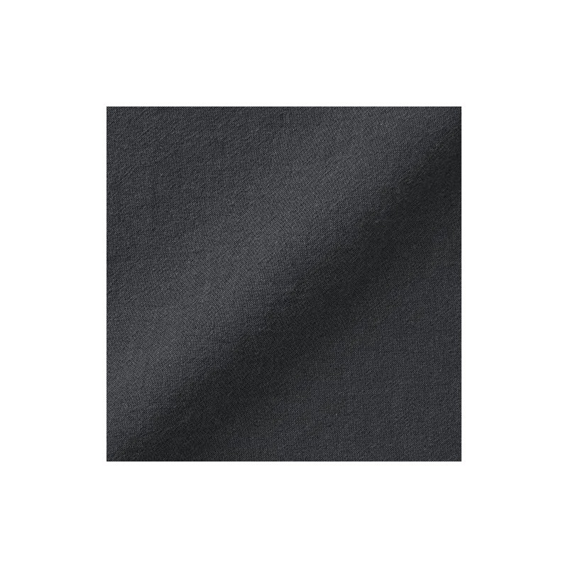 MUJI Washed Fitted Sheet Dark Grey Small Size 80x198x18-28cm 83344283