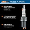 Autolite APP605 Double Platinum Automotive Replacement Spark Plug (1 Pack)