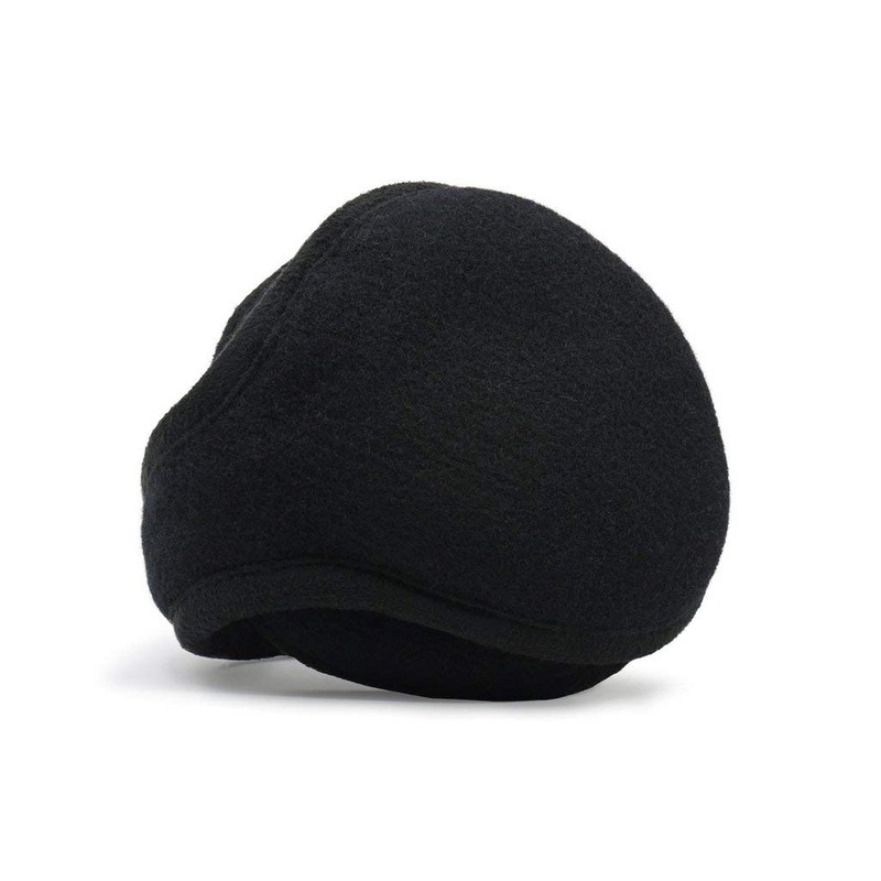 180s Men's American Wool Behind-the-Head Ear Warmer (Brown Tweed)