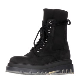 PAJAR Women's Casual Outdoor Winter Snow Waterproof Leather Upper Front Lace-Up Closure Ankle Veloce Boots Shoes, Black/Black, 9-9.5