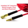 YOTOO Polyurethane Recoil Air Hose 3/8" Inner Diameter by 50'