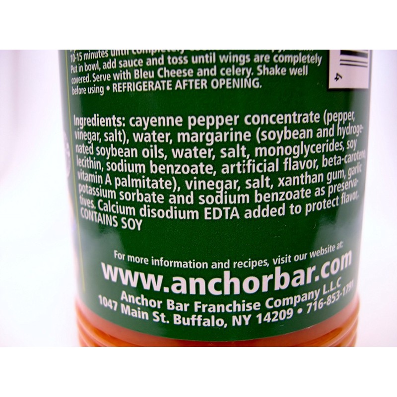 Anchor Bar Original Medium Wing Sauce 12oz. (6 Pack)6