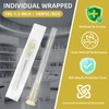 100 Pack 19 Gauge 1.5 Inch Needle, Disposable Luer Lock