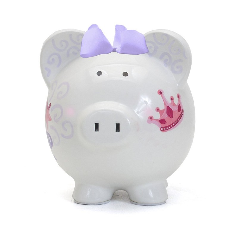 Child to Cherish Ceramic Piggy Bank for Girls, Magic Fairy