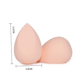 Mikinona Makeup Eggs Set Soft Fluffy Powder Puff 2pcs Heart Shape Dry Wet Foundation Blender Cosmetics Sponge Beauty Tools
