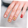 Healeved 5pcs Dark Nail Stickers for Women Unique Sensor Design