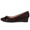Cole Haan Women's Malta 40mm Wedges, DK Choco SDE/Black, 9