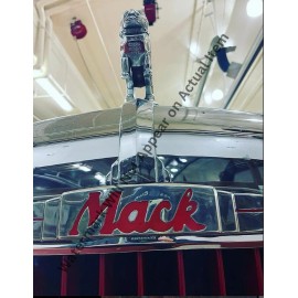 Mack Front Bulldog Truck Grill Photograph Print 8.5x11"