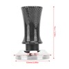Coffee Hand Tamper 53mm Stainless Steel Balanced Base Carbon Fiber
