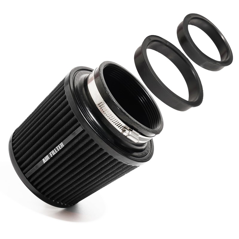 3" 3.5" 4" Inlet Cone Air Filter 76mm 89mm 102mm