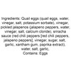 Pickled Quail Eggs (2-16 oz. jars) (Sriracha Quail Eggs (2