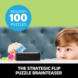 Educational Insights Educational Insights Kanoodle Flip 3-D Brain Teaser Puzzle Game for Kids, Teens And Adults, Featuring 100 Challenges, Ages 7+