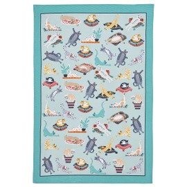 Ulster Weavers Cotton Tea Towel, 100%, Blue, One Size