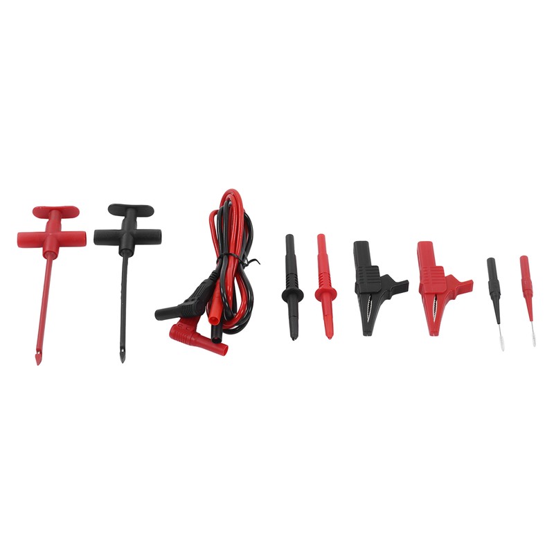 Multimeter Test Leads Kit Crocodile Clip Banana Plug Probe for