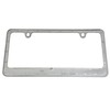 Corvette 2005-13 License Plate Frame/Bezel - C6 Logo Chrome