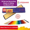 Stockmar Wachsfolien 20 x 4 cm - 18 Farben sortiert