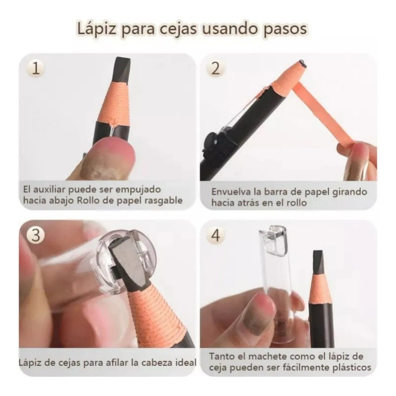 Waterproof Brow Brow Pen Eyeliner Brow Brush Set