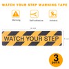 Qingluan Watch Your Step Floor Decals Stickers, 3 Pieces 6