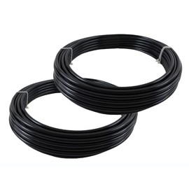 Mytee Products Air Brake Tubing Kit - (1/4" x 100', 3/8" x 100') Black SAE J844 Nylon DOT Compliant| Pneumatic Nylon Air Line Hose for Air Brake System