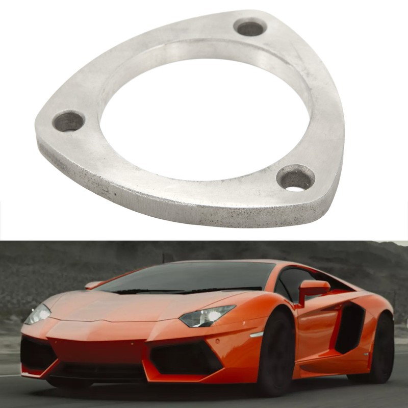 3in 3 Bolt Exhaust Flange Steel Alloy Prevent Leakage Reduce