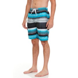 Kanu Surf Men's Infinite Swim Trunks (Regular & Extended Sizes), Victor Black, XX-Large