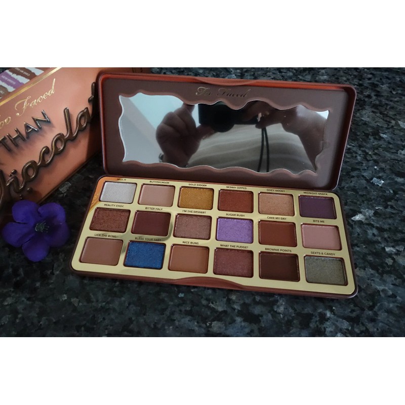 Too Faced better than chocolate cocoa infused eyeshadow palette new