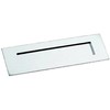 250x76mm Traditional Letter Box Plate for External Front Door (Polished