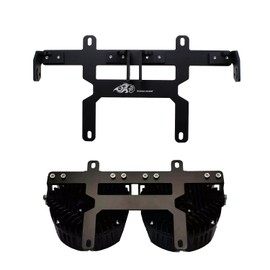 POWER JAMES LP6 LED Headlight Bracket for Harley Davidson 2015-Later Road Glide FLTR FLTRSE with Baja Lighting