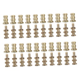 UKCOCO 20 Sets Table Leaf Dowel Aligners for Reliable Table Alignment and Practical