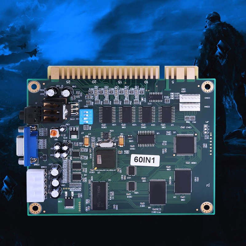 Jeanoko Jamma 60 In1 Multicade Board Cga Vga Output for