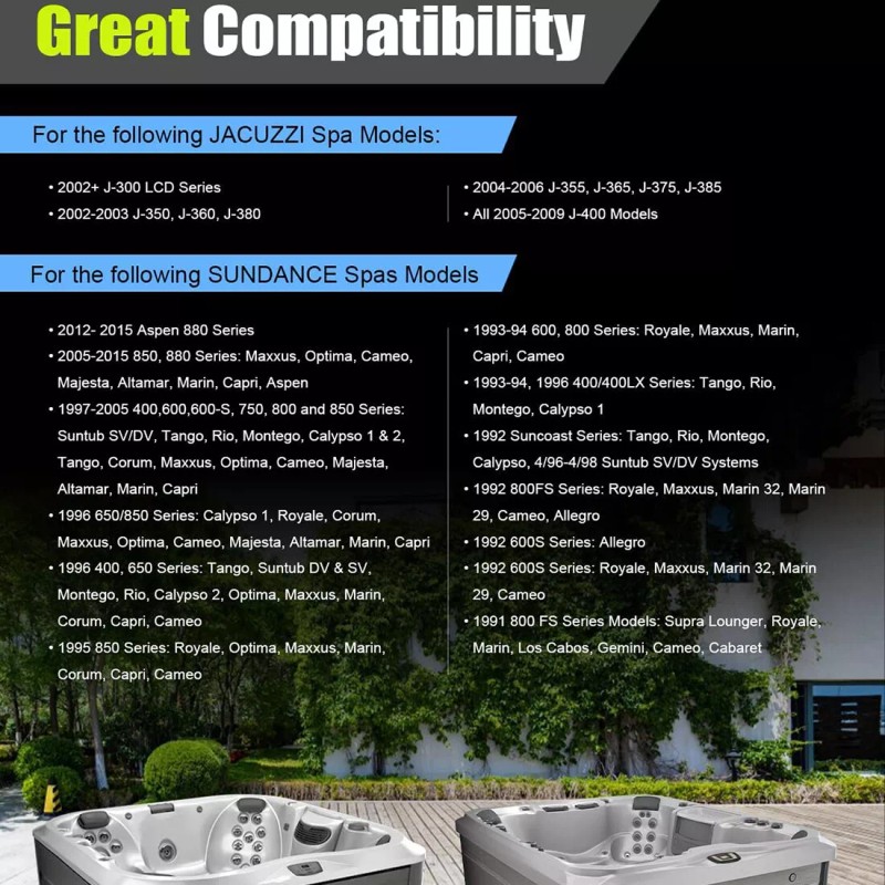 for Sundance Replacement for Sundance Spa & Jacuzzi 6600-167 Hot