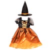 クリアストーン(Clearstone) コスプレ ハロウィン メロディドレス キッズ 120cm 女の子 オレンジ