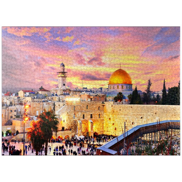 Skyline of The Old City at The Western Wall and