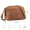 STILORD 'Nina' Cross Body Bag Leather Small Handbag Genuine Leather