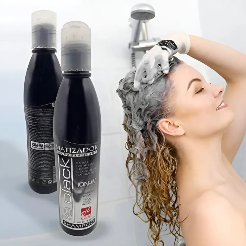 Pack 2 Shampoo Matizador Negro 250ml D Conde