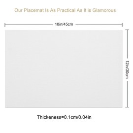 Mid Century Abstract Placemats, Medieval Bohemian Sun Leaves Modern Table Mats, Tabletop Dining Room Kitchen Decoration 18" L x 12" W *4 PCS