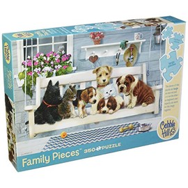 Cobble Hill 350 Piece Puzzle - Porch Pals Puppy Dogs FAMILY Pieces (Small, Medium and Large Pieces)