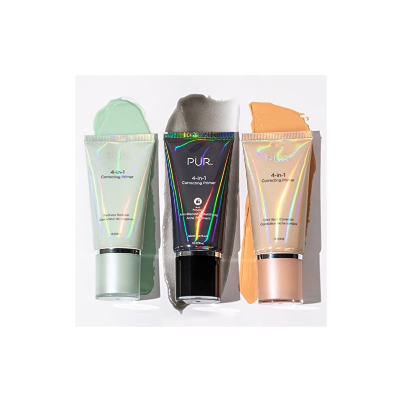 PÜR 4-in-1 Correcting Primer, Pore Reducer, Makeup Primer, Redness Reducer,