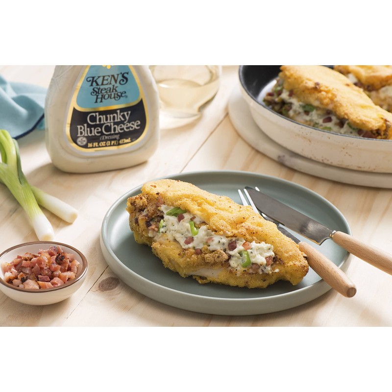 Ken's Steak House Chunky Blue Cheese Dressing (Pack of 6)