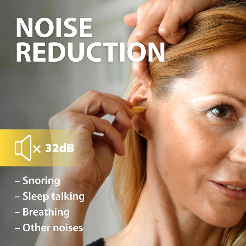 PQ Small Ear Plugs for Sleeping - 40 Soft Earplugs