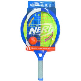 Franklin NERF Tennis Racquet, Set of 2, Includes Ball, For Introduction to Tennis, White