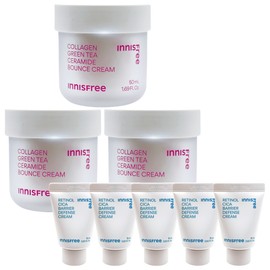 Innisfree Collagen Green Tea Ceramide Elasticity Barrier Cream 3+ / 이니스프리 콜라겐 그린티 세라마이드 탄력장벽 크림 3개+