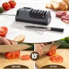 Ceelpeopar Professional 3-Stage Electric Knife Sharpener for Kitchen Knives, LCD