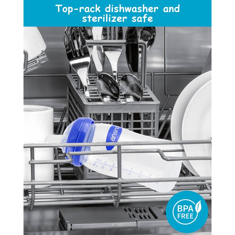 Sippy Spouts for Lansinoh Baby Bottles, Soft 100% Silicone Sippy