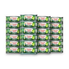 Chicken of the Sea Wild Caught Chunk Light Tuna, 5 Ounce Cans, 24-Count – High Protein 100% Classic Chunk Tuna in Water – Delicious, Easy, Nutritious Ready to Eat Meals, 25% Less Sodium