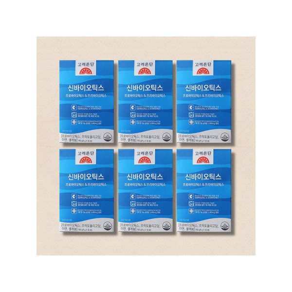 Korea Eundan Synbiotics Lactobacillus 6 boxes, 6 month supply /