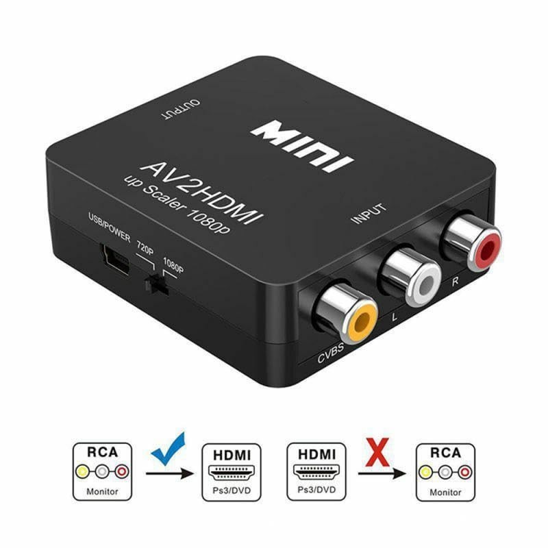 FANTIA RCA to HDMI, AV to HDMI Converter, 1080P 4k